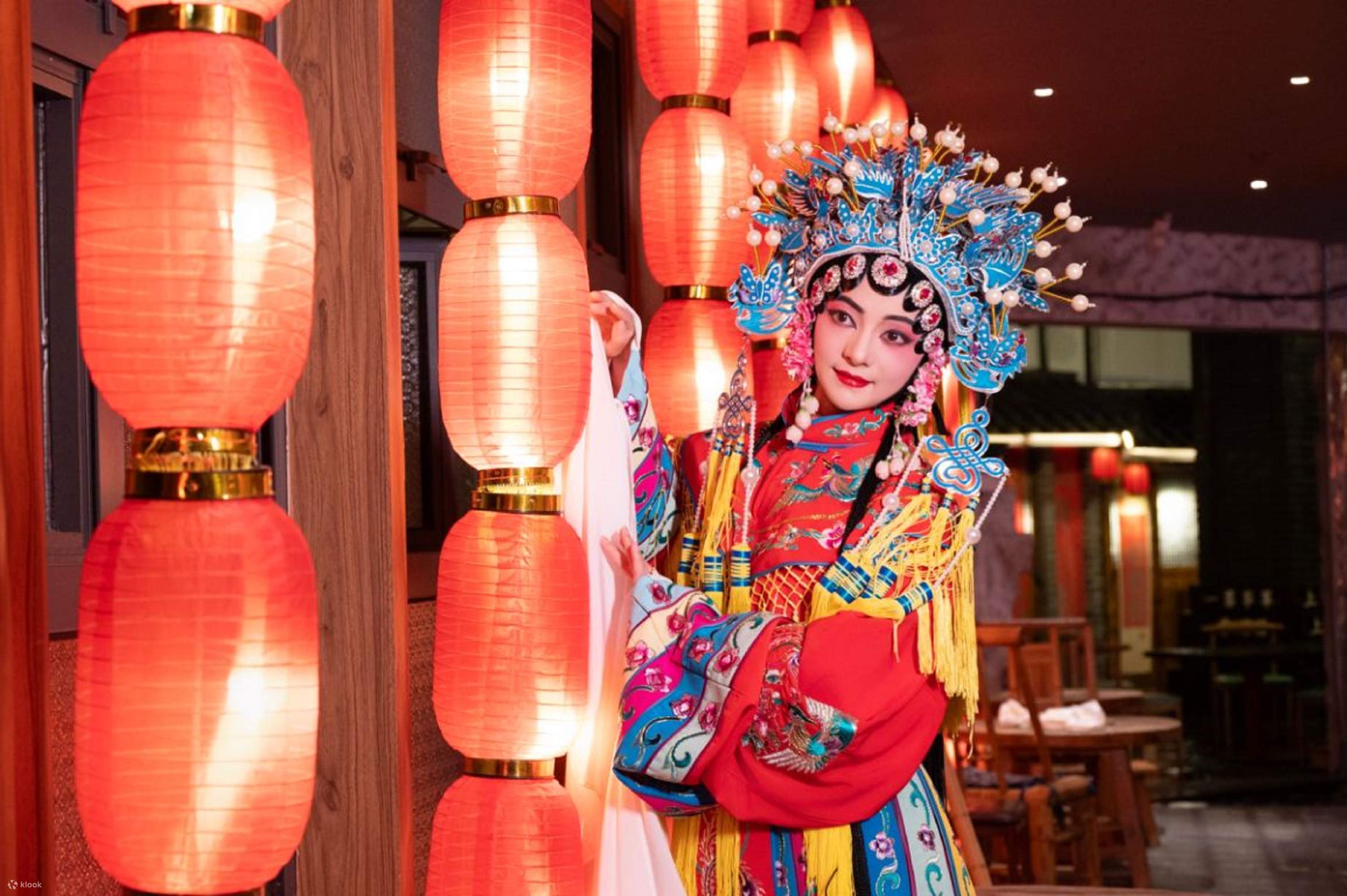 Chongqing 1941 Old Opera Theater Ticket (Sichuan Opera Face